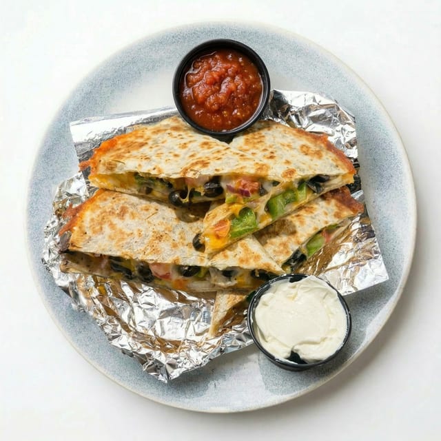 Veggie Quesadilla.